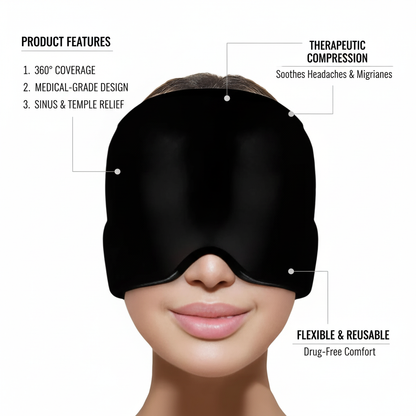Migraine Relief Cap - Cold & Compression Therapy